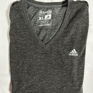 Adidas Ultimate Tee in Heather Gray
